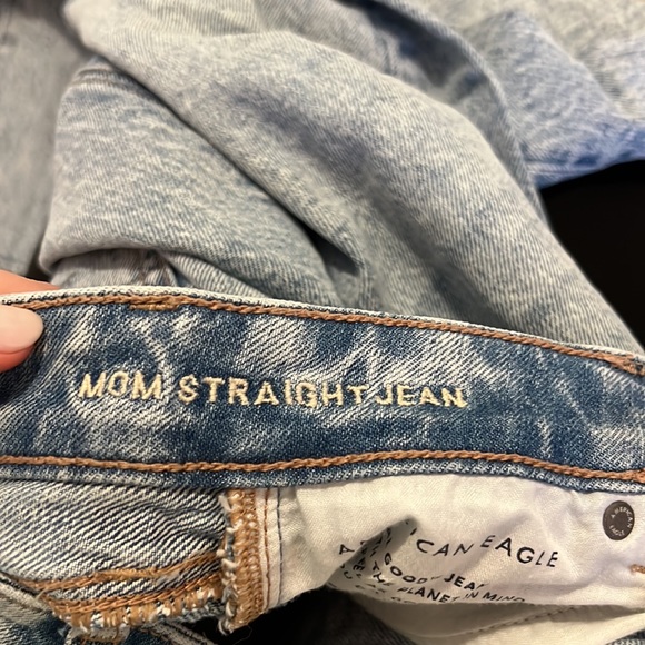 American Eagle Mom Straight Jeans Size 00 - Picture 9 of 9